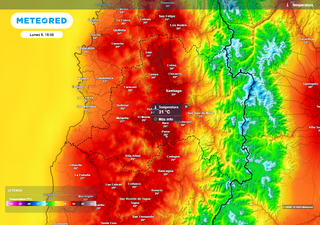 El tiempo en Santiago y la RM la próxima semana: estas comunas podrían bordearán los 34 °C de calor el día viernes