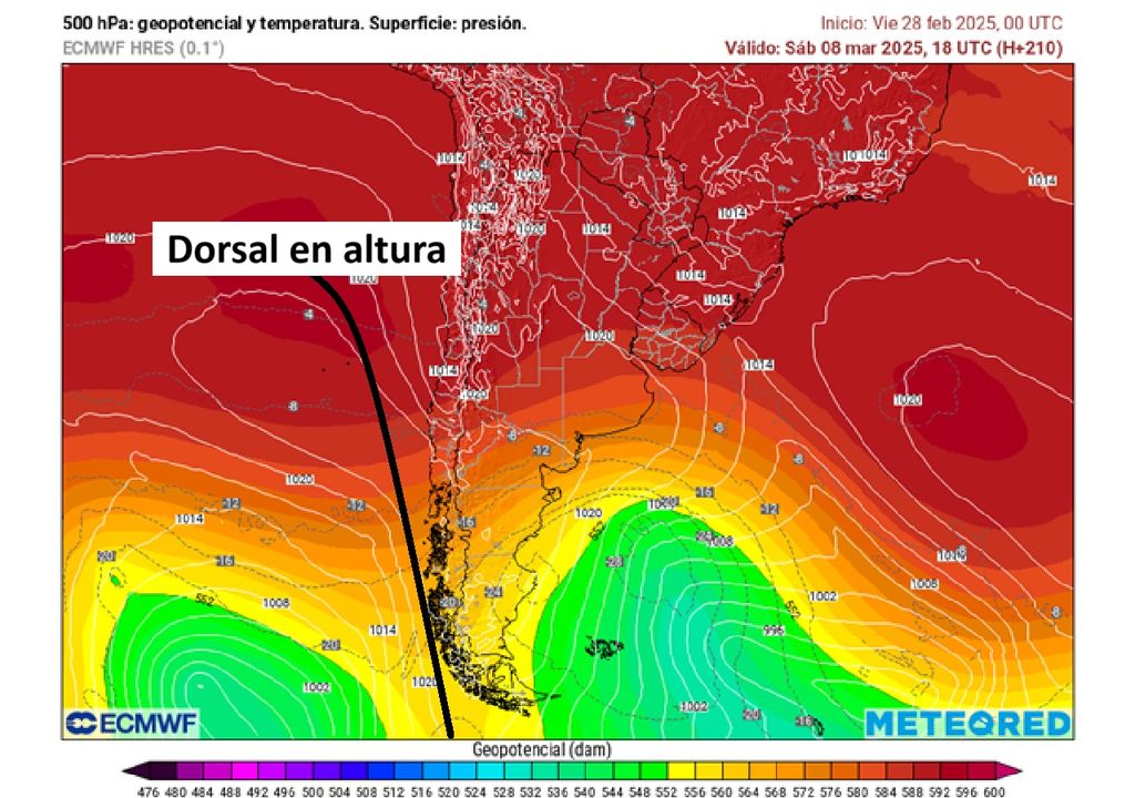 Dorsal cálida en altura hará subir considerablemente los termómetros el sábado 08 de marzo en el gran Santiago Dorsal cálida en altura hará subir considerablemente los termómetros el sábado 08 de marzo en el gran Santiago