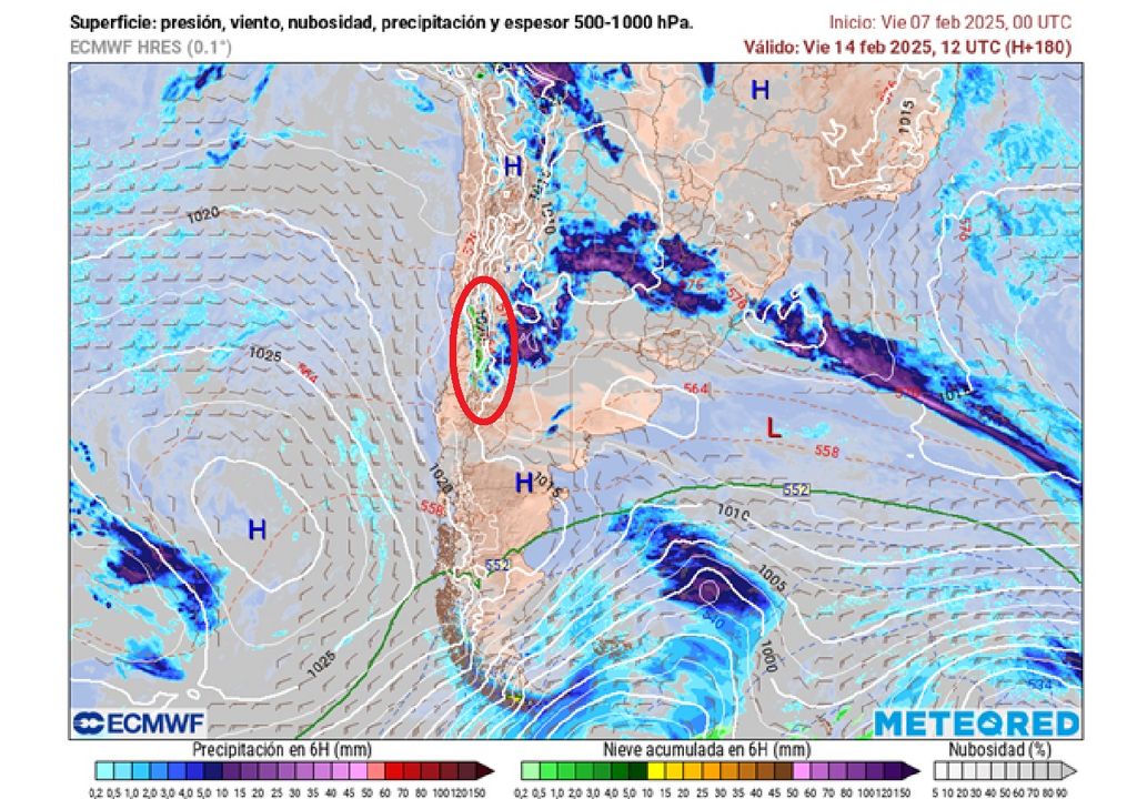 Chubascos, tormentas eléctricas, Chile, Meteored