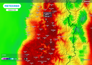 Este sábado se esperan 40 °C en estas comunas de Santiago y la RM: las horas más críticas según Reina Campos Caba