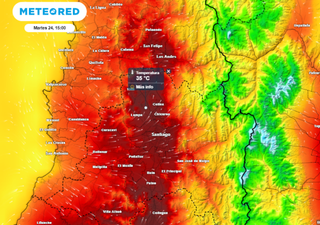 El tiempo en Santiago y la RM: Mucho calor se sentirá en vísperas de navidad, los termómetros llegarían hasta los 35°C