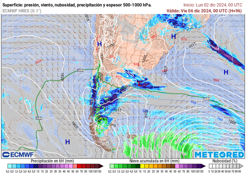 Posibles precipitaciones Posibles precipitaciones