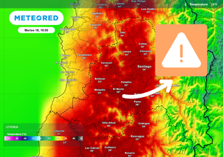 El tiempo en Santiago y RM: Este martes el calor extremo llevará los termómetros hasta los 36°C en zonas capitalinas