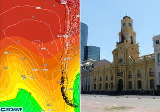 El tiempo en Santiago y RM la próxima semana: vuelven las temperaturas en torno a los 30 °C por dorsal cálida en altura