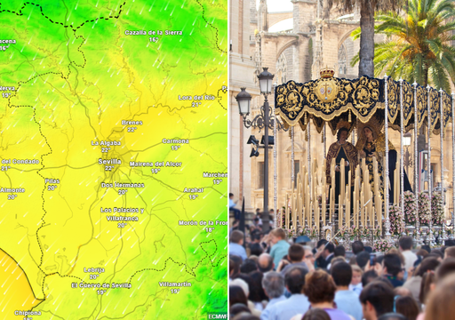 El tiempo en Sevilla entre el Viernes de Dolores y el Martes Santo: predicci&oacute;n actualizada
