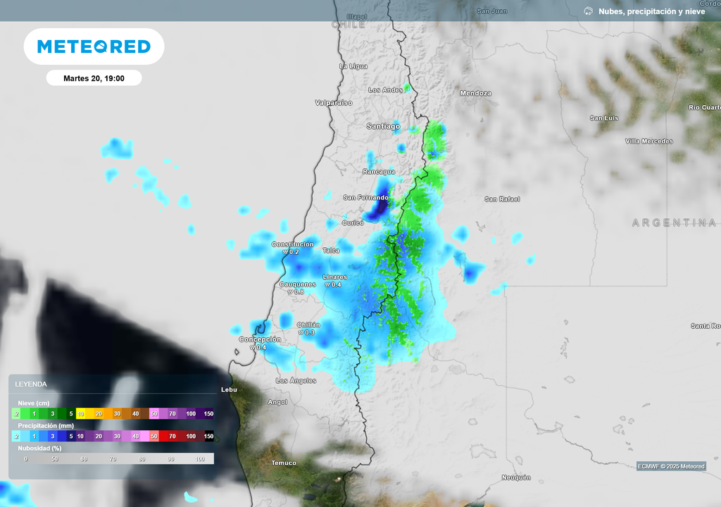 mapa de lluvia y nieve. mapa de lluvia y nieve.