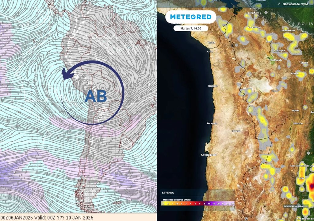 alta de Bolivia y tormentas previstas alta de Bolivia y tormentas previstas