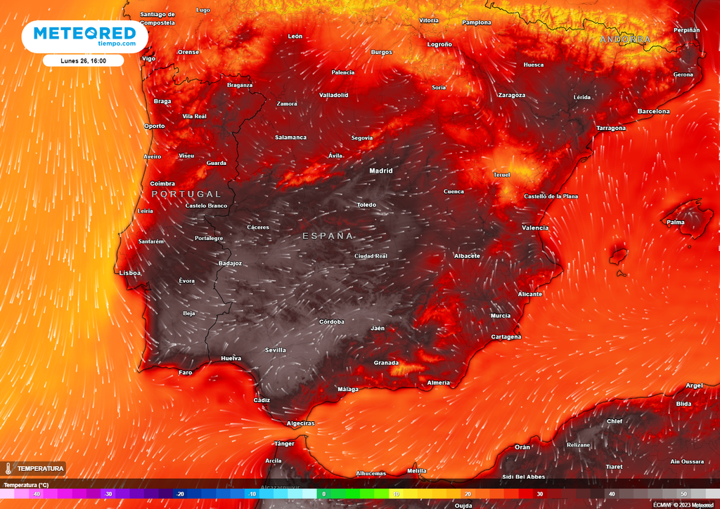 Ola de calor en España