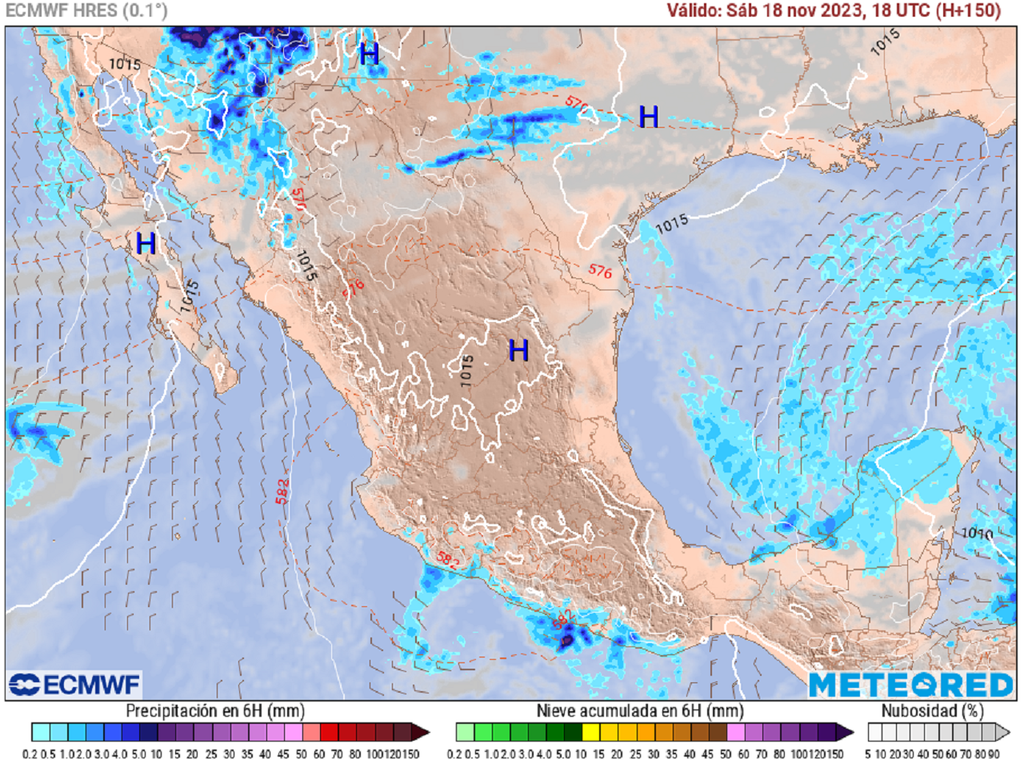 Modelo ECMWF - Fin de semana más tranquilo