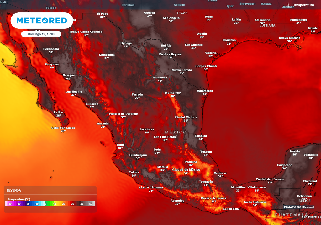 Ambiente muy caluroso en México Ambiente muy caluroso en México