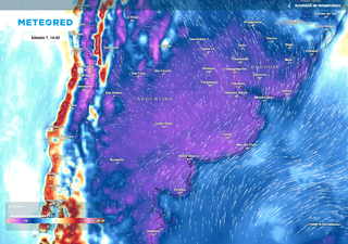 El tiempo este fin de semana: fuerte descenso de temperatura en Buenos Aires. ¿Probables heladas?