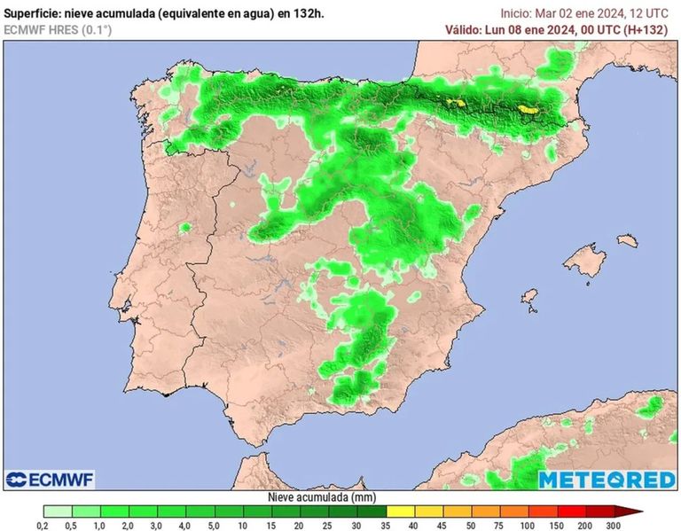 Nieve en cotas bajas y frío polar para la llegada de los Reyes