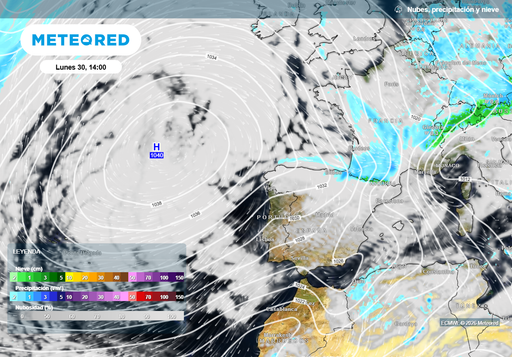 El tiempo para el inicio de Semana Santa: un anticicl&oacute;n de r&eacute;cord se acercar&aacute; a Espa&ntilde;a el 30 de marzo