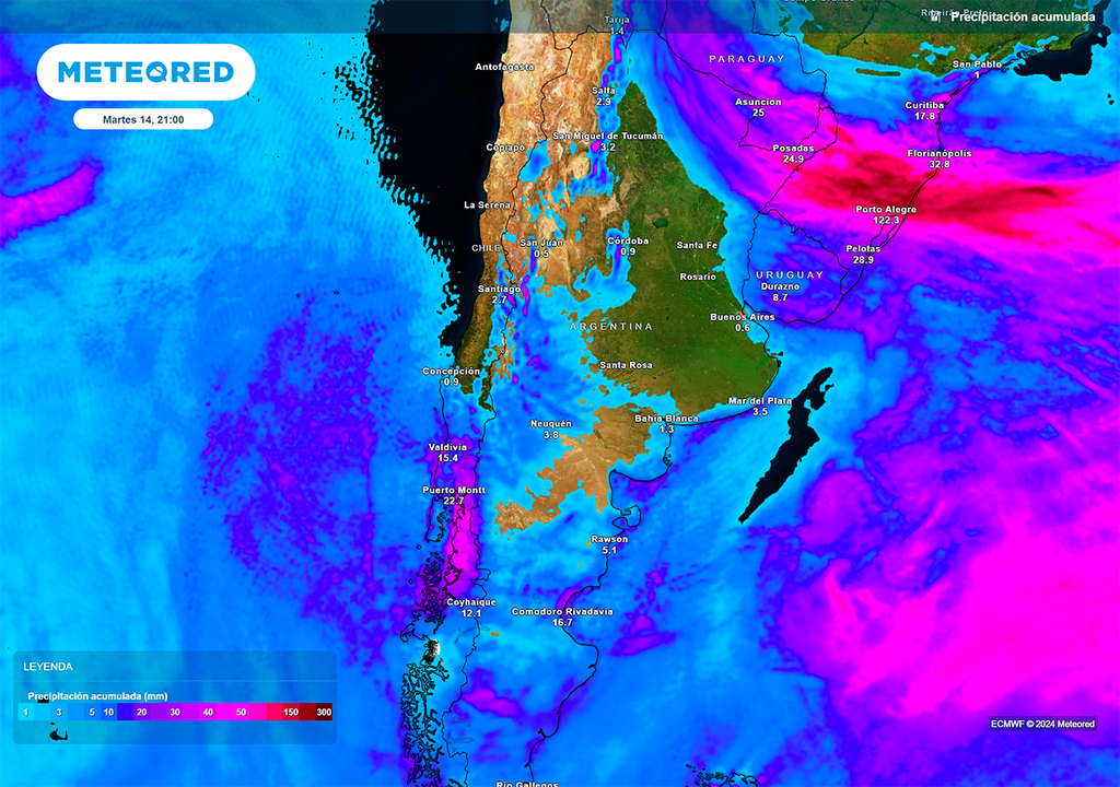 Lluvia, Tormentas, Argentina, Brasil, Alerta