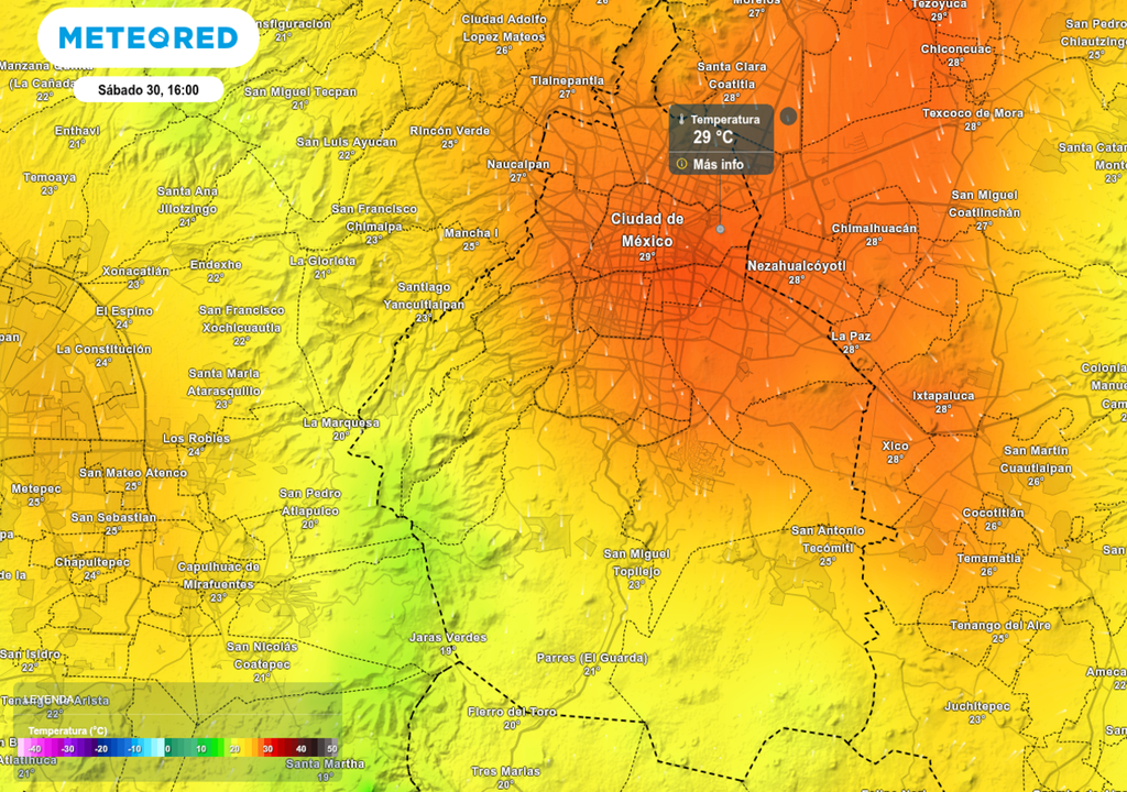 Este fin de semana traerá tardes cálidas a calurosas y temperaturas de 29 °C.