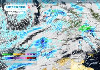 En unas horas comenzará un importante temporal de lluvia en España, la AEMET activa avisos en estas regiones