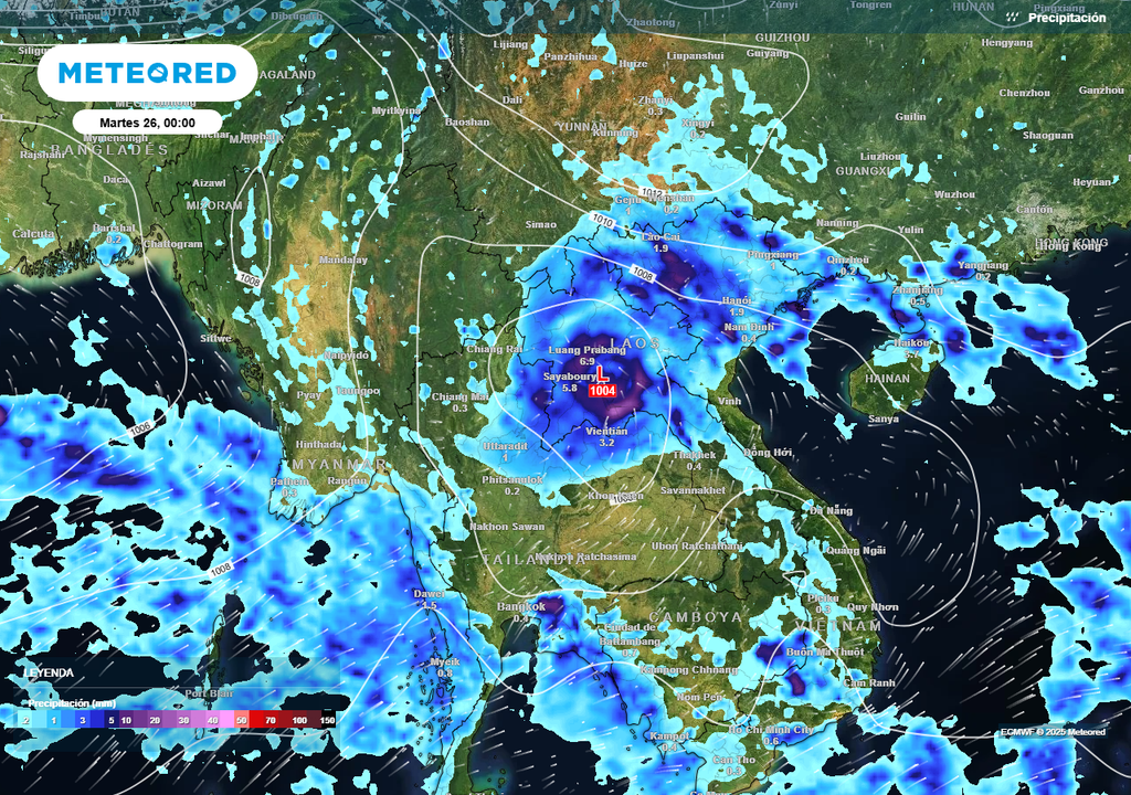 Tifón Kajiki en el sur de China, Meteored, Chile Tifón Kajiki en el sur de China, Meteored, Chile