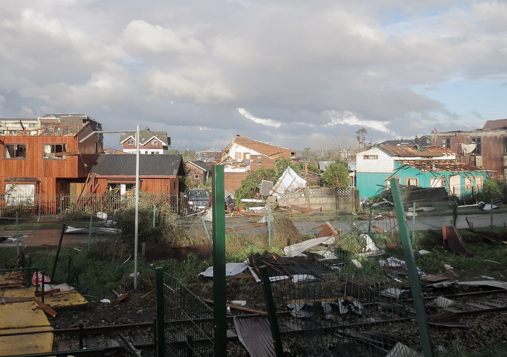 consecuencias del tornado de Puerto Varas