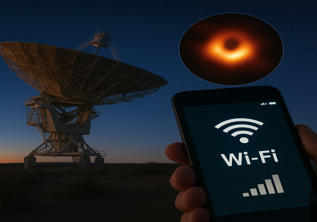 Los agujeros negros ayudan al GPS y los satélites, pero el wifi y los móviles complican su observación.