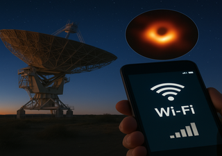 El tráfico de Wi-Fi y móviles interfiere con la detección de agujeros negros, amenazando los estudios científicos