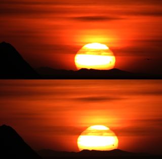 El tránsito de Venus en junio de 2012 y espejismo