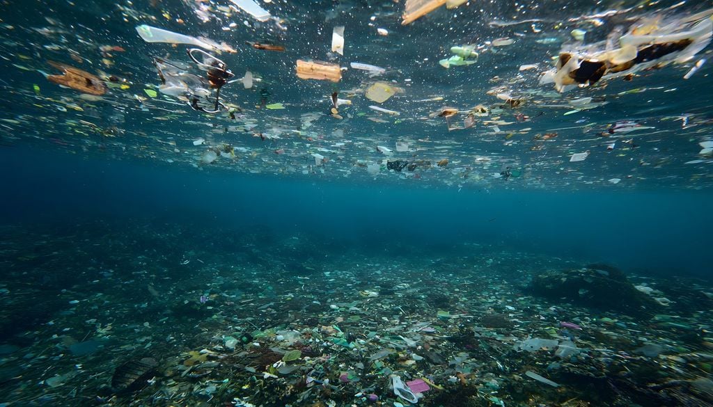 Plásticos en el mar Los plásticos se están acumulando en los océanos, tanto en su superficie ‒formando gigantescas islas‒ como en la columna oceánica y en los fondos.