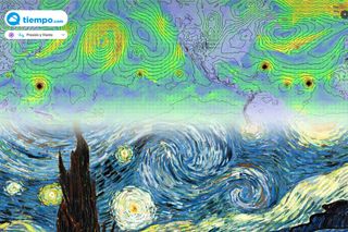 El trópico a lo Van Gogh, ¡repleto de ciclones tropicales!