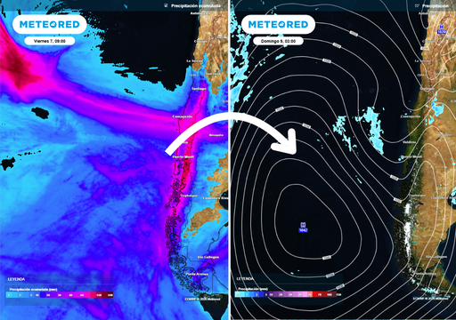 El &uacute;ltimo temporal importante llega el mi&eacute;rcoles: tras las lluvias, Chile se preparar&aacute; para una oleada de fr&iacute;o intenso