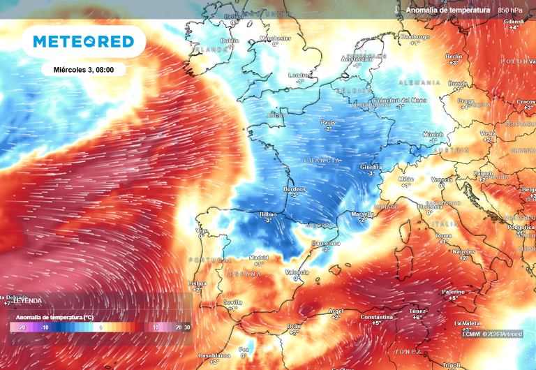El verano dará marcha atrás el martes 2: los modelos europeo y GFS insisten con el bajón de temperaturas