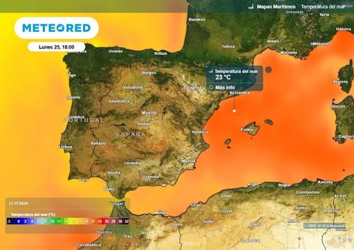 El verano llega de golpe: el mar Mediterr&aacute;neo podr&iacute;a alcanzar ya los 23 &ordm;C el pr&oacute;ximo lunes en Espa&ntilde;a