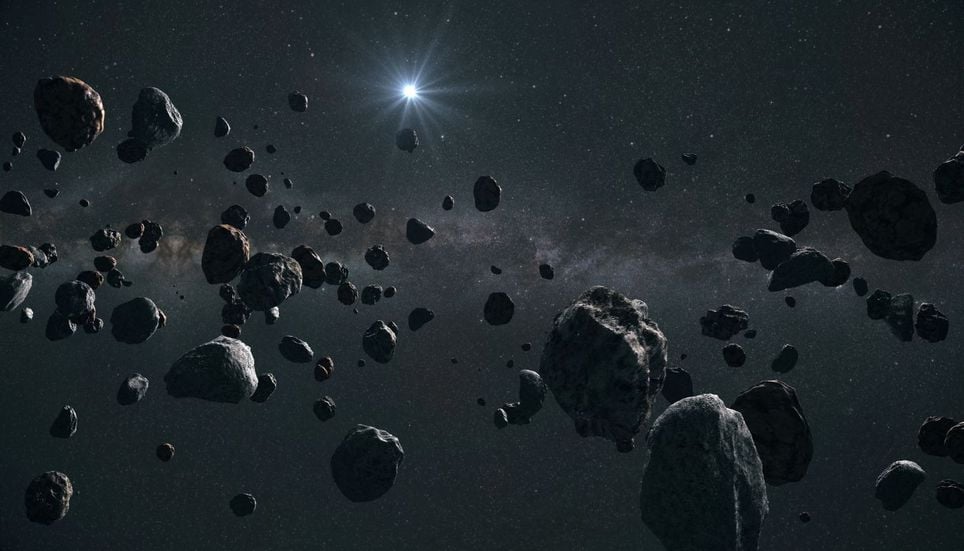 Asteroide 44 Nysa revela estructura trilobulada y luna acompañante