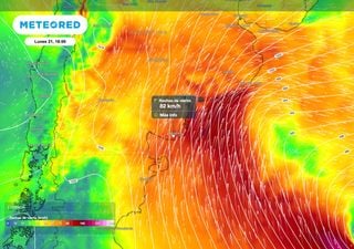 El viento no da tregua en la Patagonia: dos bajas presiones dejar&aacute;n r&aacute;fagas intensas, algunas nevadas y lluvias