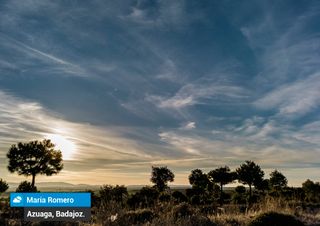 Frente frío y una masa de aire polar marítimo a la vista