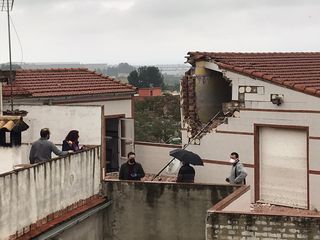 Violento impacto de un rayo en una finca de un pueblo valenciano