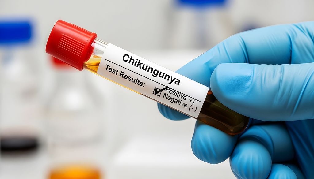 Test chickungunya Fue documentado por primera vez en Tanzania en 1952. A partir de entonces, se ha expandido globalmente por las regiones tropicales y subtropicales, y no existe vacuna ni tratamiento específico para prevenirlo..