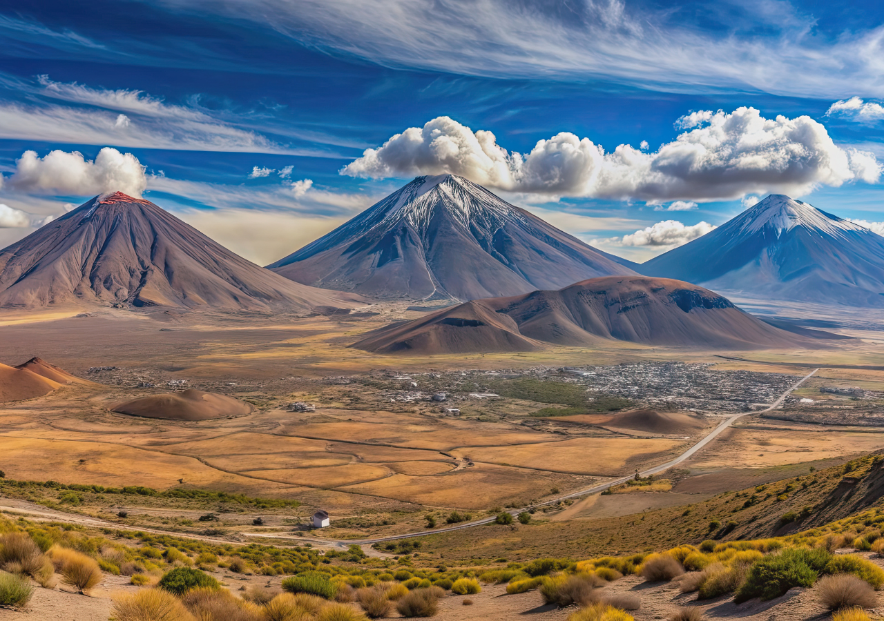 El volcán Planchón - Peteroa, a la altura de Malargüe (Mendoza) es uno de los más activos en la Cordillera de los Andes.