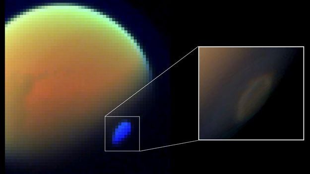 El Vórtice Polar De Titan Es Frío Y Tóxico