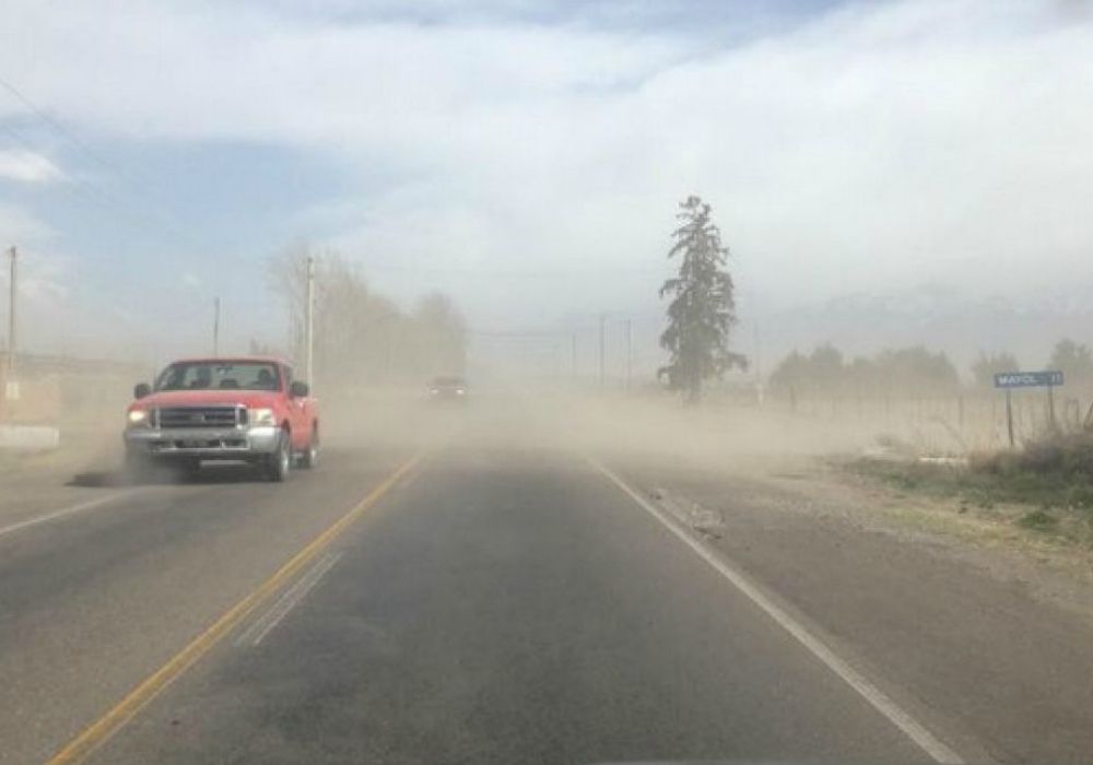 Zonda alerta vientos ráfagas accidentes