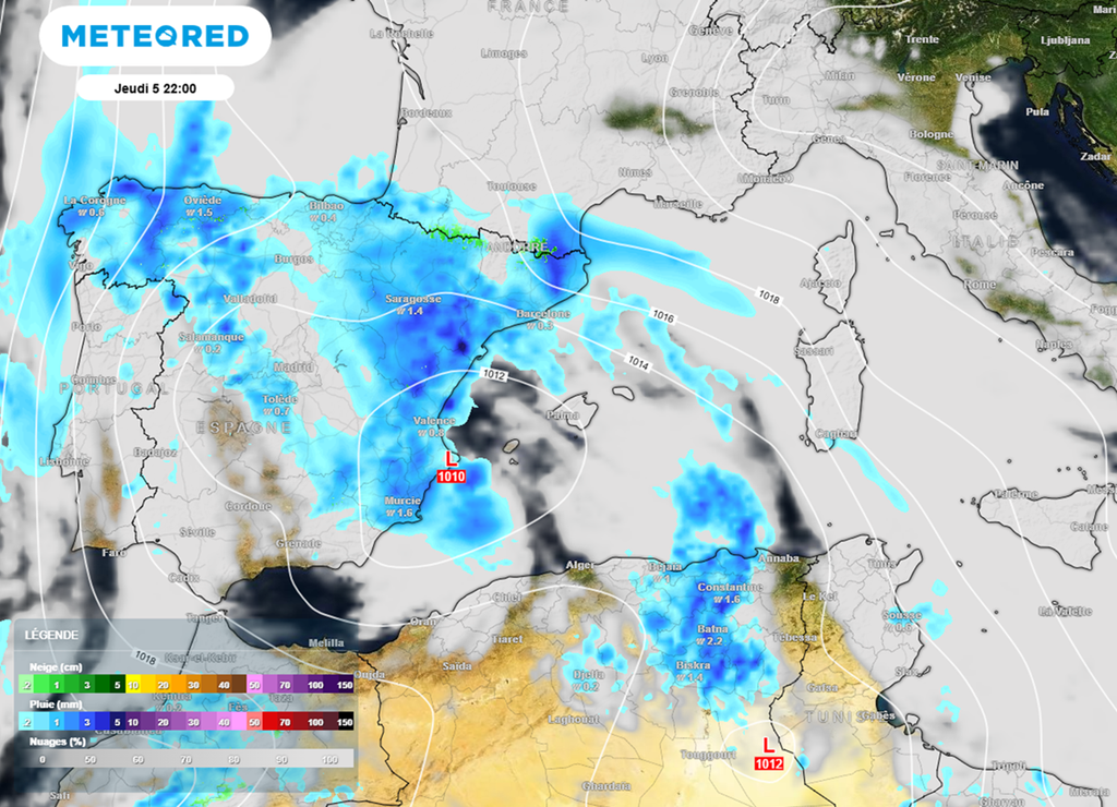 La goutte froide Regina se situera sur la Péninsule ibérique en fin de semaine. La goutte froide Regina se situera sur la Péninsule ibérique en fin de semaine.