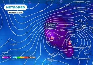 Em poucos dias uma gota fria poderá chegar a Portugal: a corrente de jato trará uma massa de ar polar nesta data