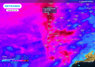 Em que regiões de Portugal se prevê mais chuva até domingo, 26 de janeiro? Os mapas de precipitação da Meteored revelam!