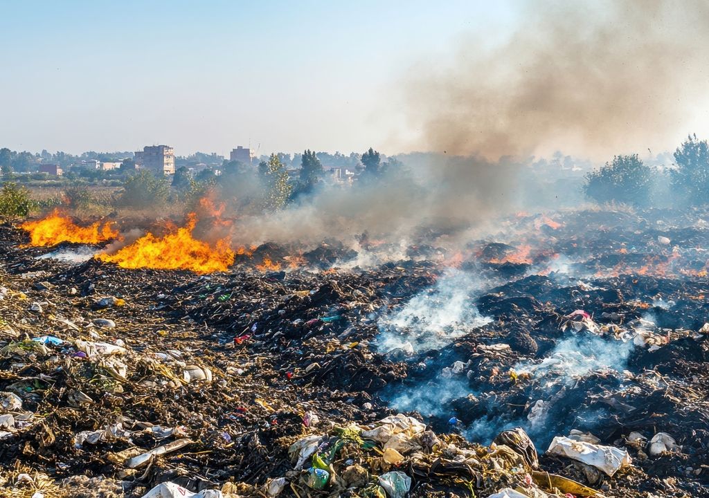 quema de residuos