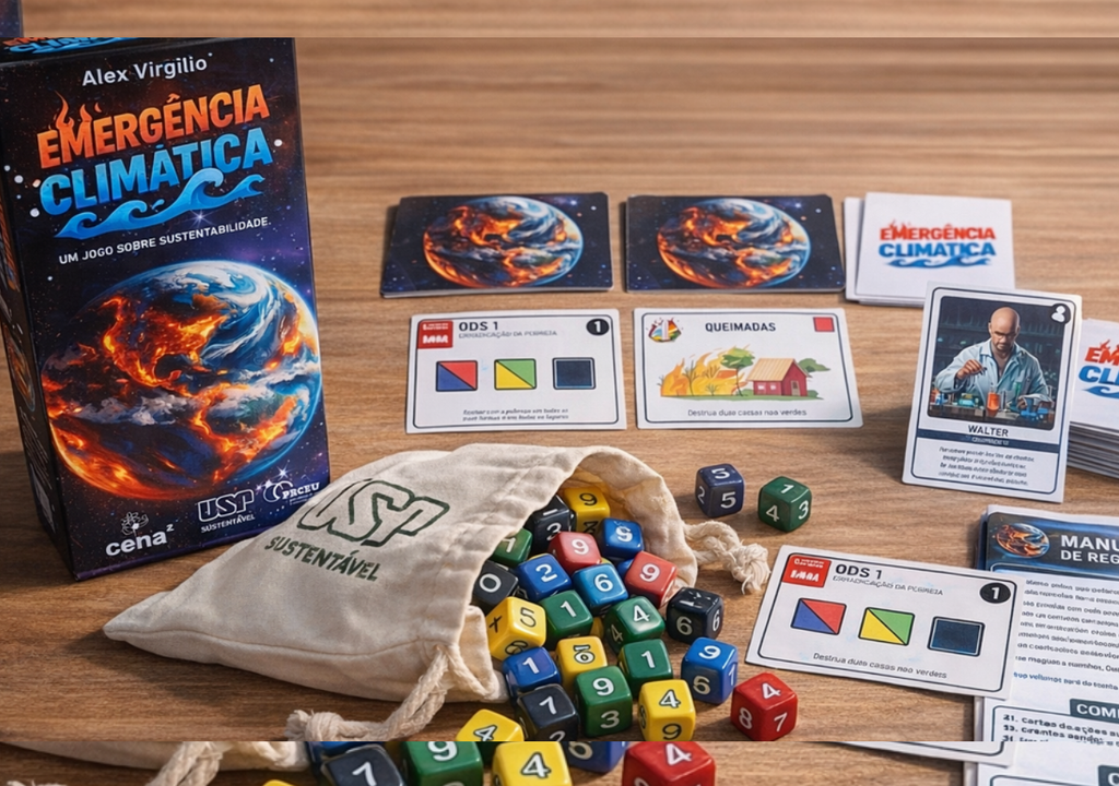 Quem não gosta de um bom jogo com cartas e dados? Créditos: Reprodução/Jornal USP/IA.