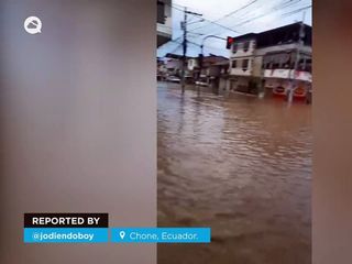 Declarado estado de emergencia en Ecuador, ante el intenso temporal lluvioso que deja complicaciones