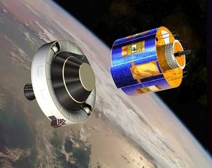 En 2014 Toda La Investigación Financiada Con Dinero De La Ue Deberá Ser De Acceso Abierto Montaje del satélite MSG en órbita.