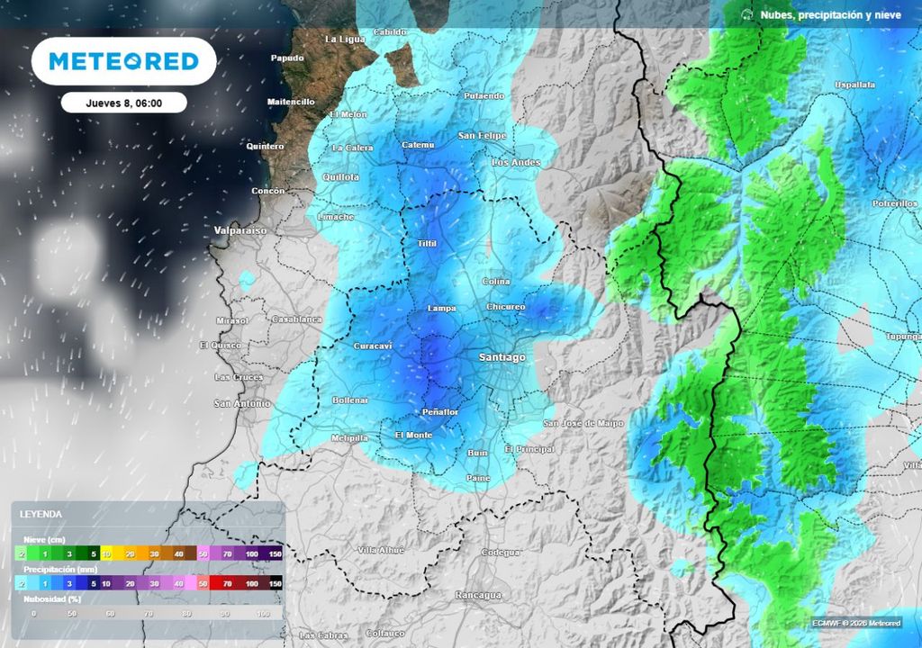 mapa de precipitaciones
