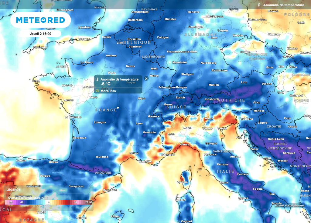 Jeudi après-midi, les températures seront encore 2 à 6°C sous les moyennes de saison : de quoi ne pas se découvrir d'un fil !