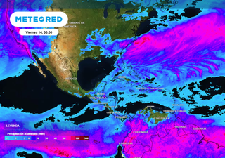 ¿En dónde lloverá con mayor intensidad esta semana? Aquí el pronóstico de precipitaciones de Meteored