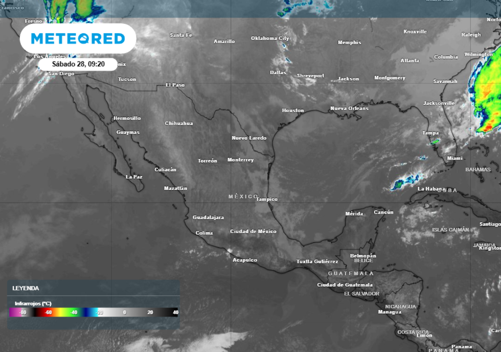 La entrada de aire húmedo desde los océanos propiciará algunas lluvias.