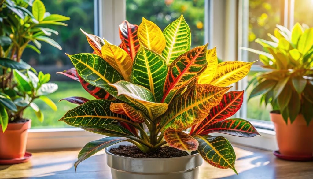 Hojas intensas que mantienen el color incluso cuando el resto del ambiente se apaga.